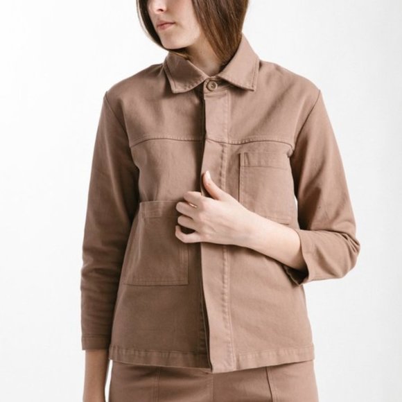 First Rite Jackets & Blazers - First Rite Twill Work chore Jacket COCOA